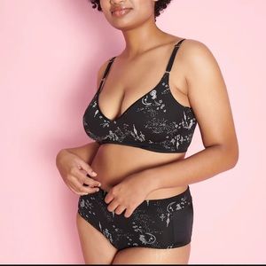 Galaxy black bralette Soma reversible day/night TELLTALE The Dreamer Bra…
